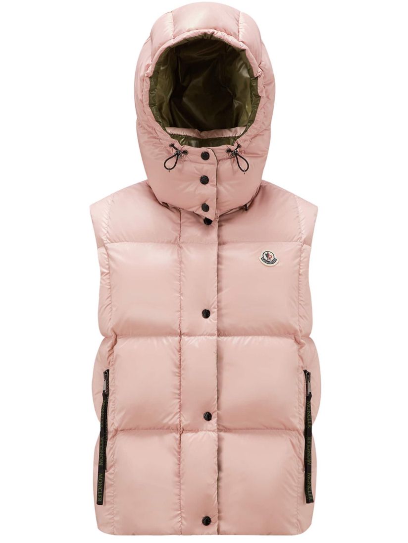 Moncler Ladies Luzule Hooded Down Gilet Size S/ UK10 