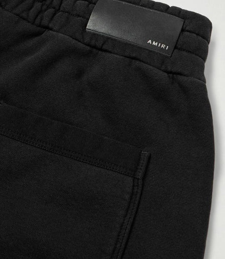 Amiri Black & Yellow Varsity Logo Sweatpants "Pre-Loved"