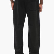 Amiri Black & Yellow Varsity Logo Sweatpants 