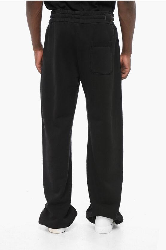 Amiri Black & Yellow Varsity Logo Sweatpants 