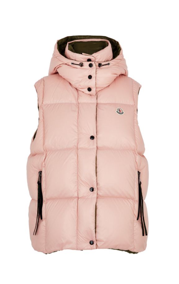 Moncler Ladies Luzule Hooded Down Gilet Size S/ UK10 