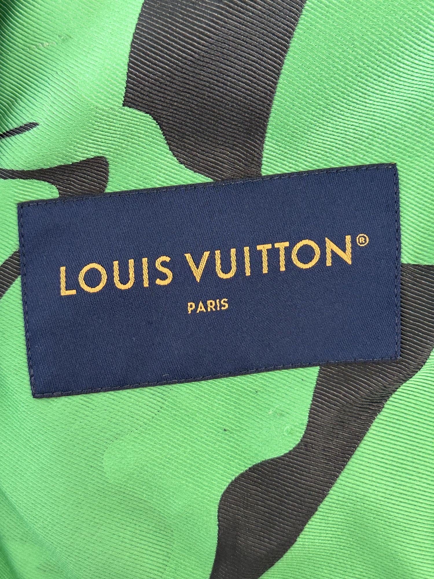 Louis Vuitton Green Face Windbreaker Size 44 