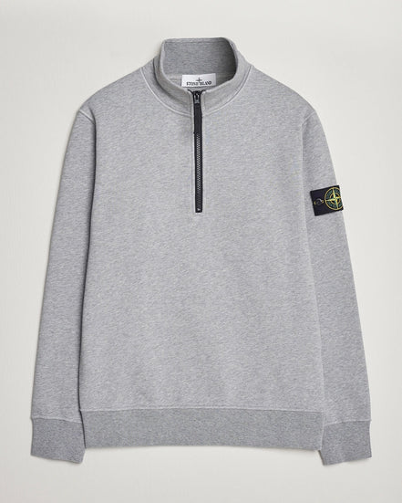 Stone Island Grey Quarter-Zip Sweatshirt  (Pre-Loved)