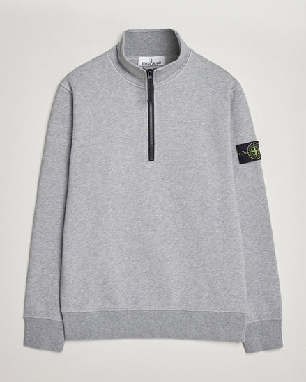 Stone Island Grey Quarter-Zip Sweatshirt  (Pre-Loved)