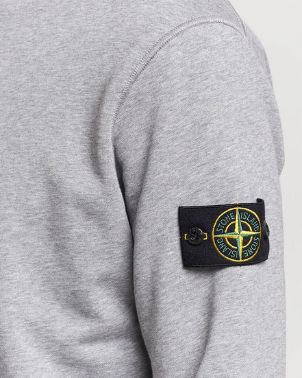 Stone Island Grey Quarter-Zip Sweatshirt  (Pre-Loved)