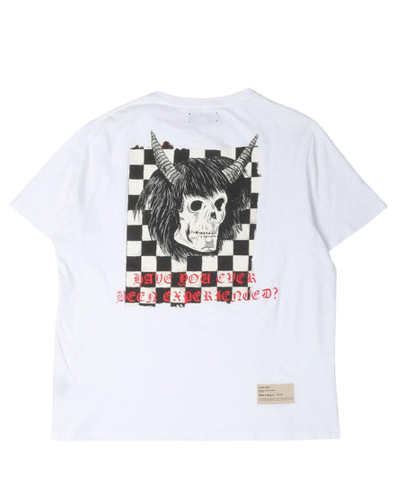 Amiri Wes Lang Black & White Skull T-Shirt "Never Owned"