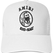 Amiri White Trucker Zig Zag Hat 