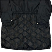 Chrome Hearts Black Nylon Cross Patch Parka Jacket Size M 