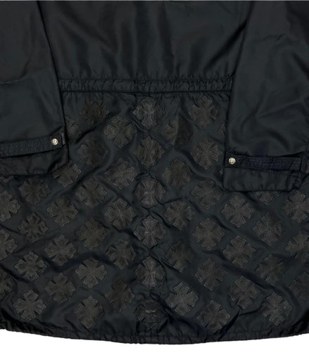 Chrome Hearts Black Nylon Cross Patch Parka Jacket Size M "Pre-Loved"