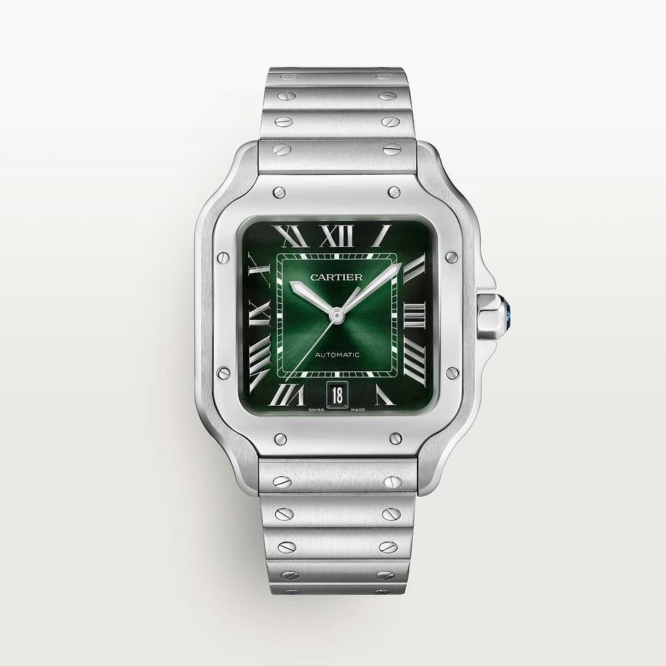Cartier Santos Green WSSA0061 “Never Owned”