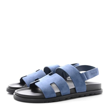 Hermès Genius Sandal Blue Size 9 "Never Owned"