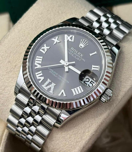 Rolex Datejust 31 (Ref. 278271) – Grey Diamond Dial with Jubilee Bracelet "Never Owned"