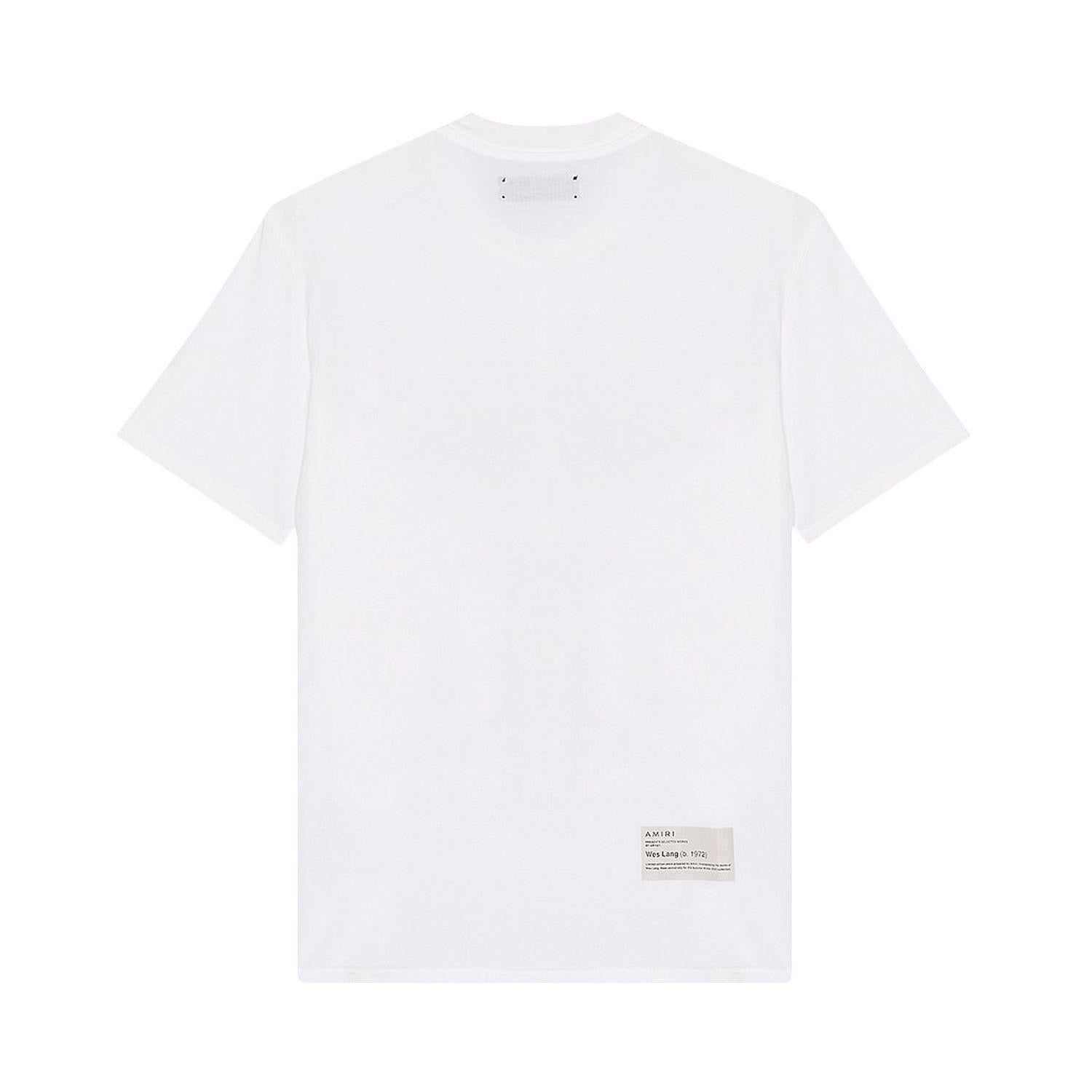 Amiri Wes Lang Black & Red Skull T-Shirt 