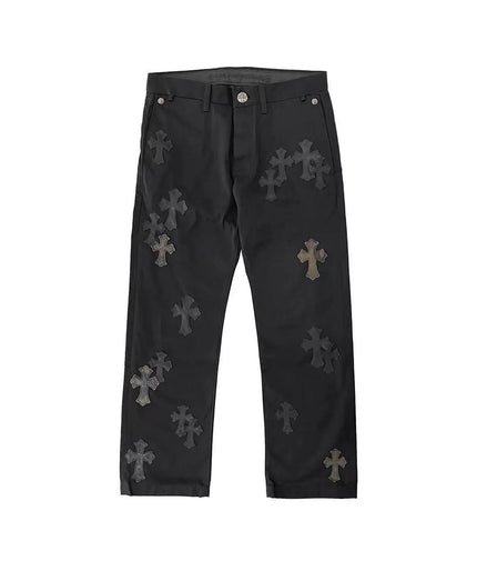 Chrome Hearts Black Camouflage Cross Patch Chino Jeans Size 34 "Never Owned"