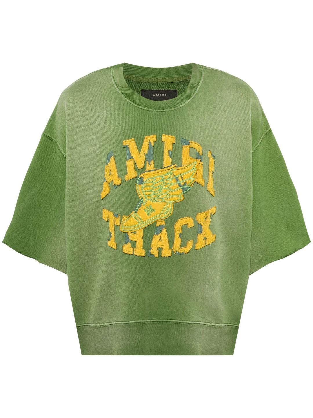 Amiri Green & Yellow Cut-Off Sweater "Never Owned"