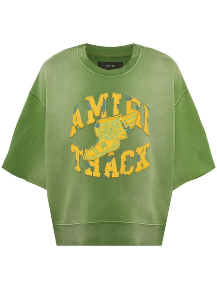 Amiri Green & Yellow Cut-Off Sweater "Never Owned"