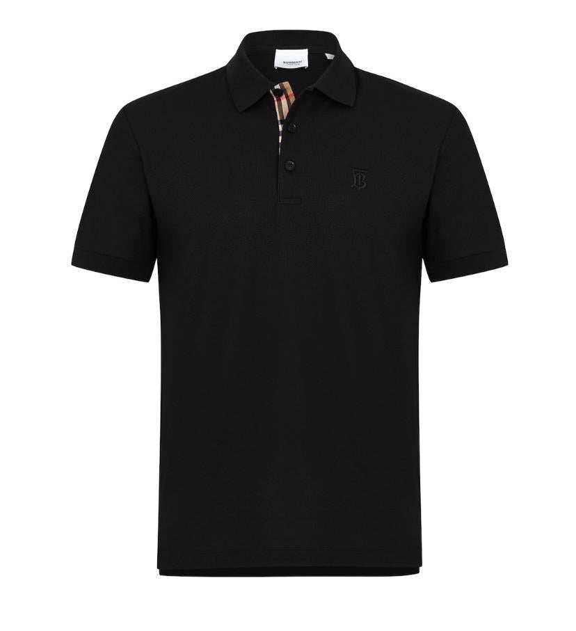 Burberry Men's Black Eddie Polo Size L 