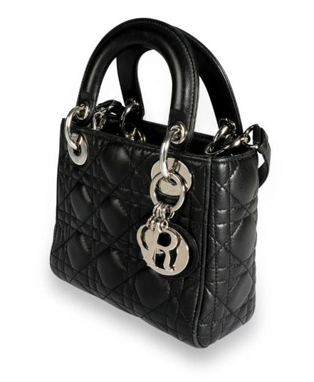 Dior ABC Hand Bag Black & Blue "Never Owned"