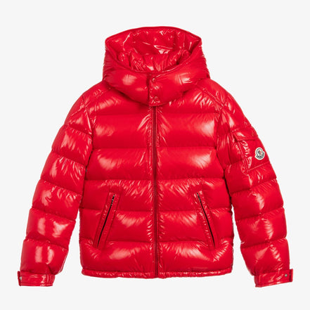 Moncler Maya Red Jacket Size L "Never Owned"