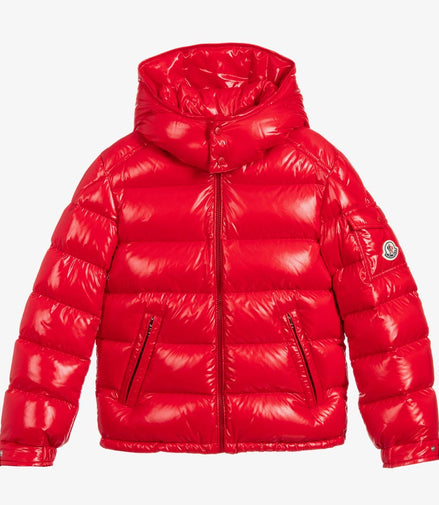 Moncler Maya Red Jacket Size L "Never Owned"