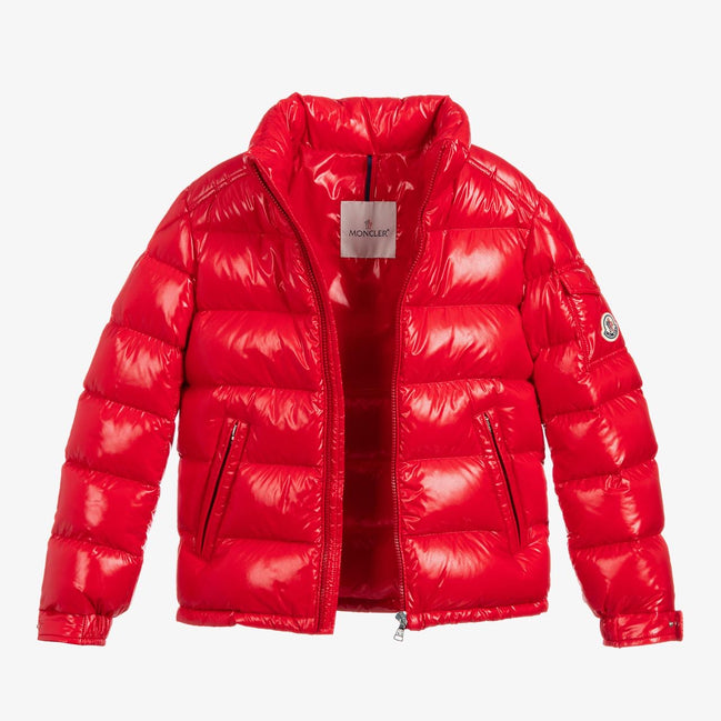 Moncler Maya Red Jacket Size L "Never Owned"