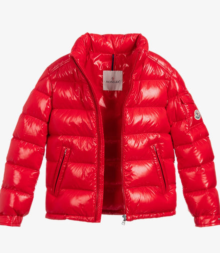 Moncler Maya Red Jacket Size L "Never Owned"
