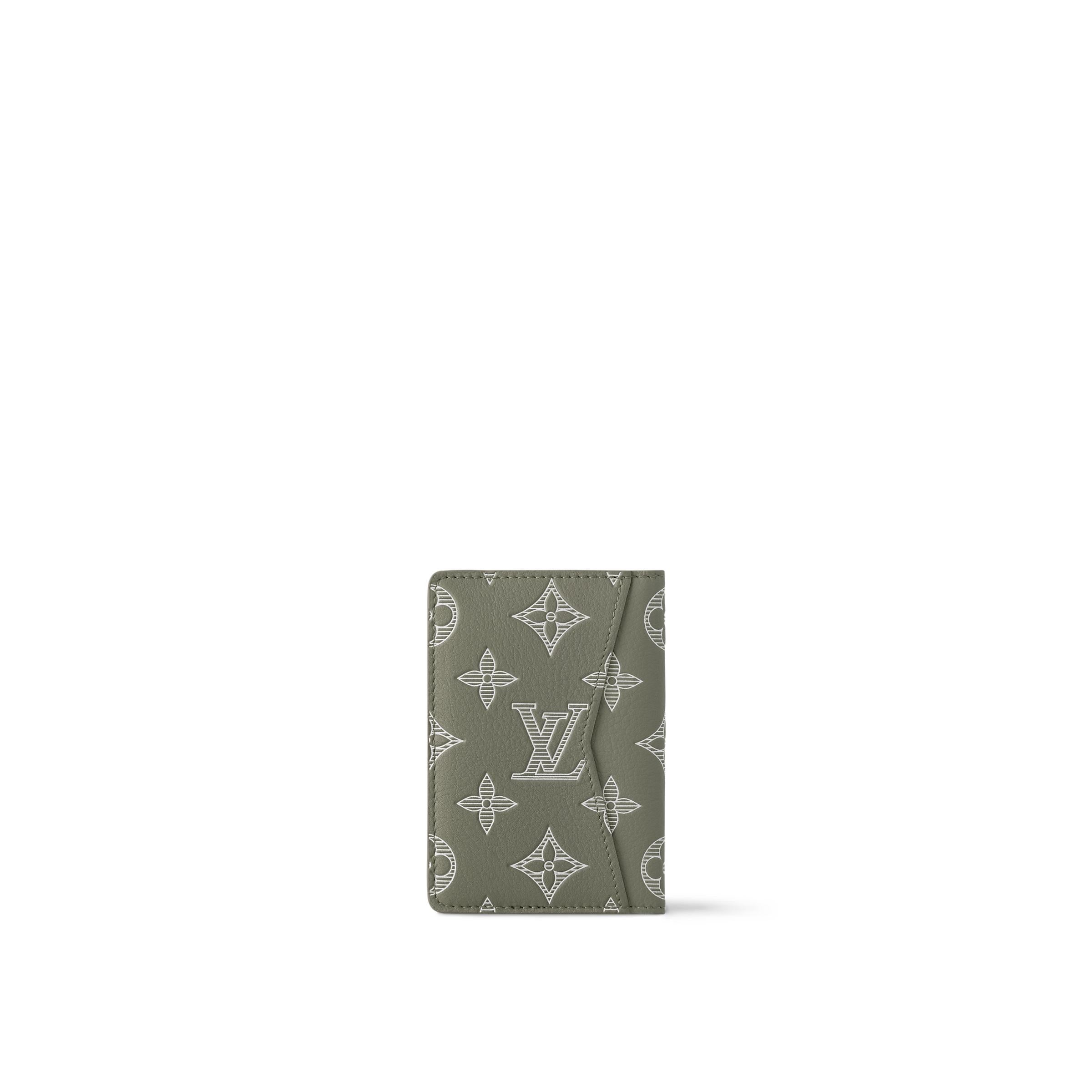 Louis Vuitton Olive Shadow Monogram Pocket Organiser 