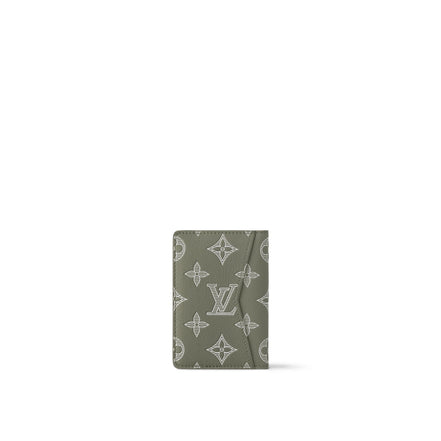 Louis Vuitton Olive Shadow Monogram Pocket Organiser "Never Owned"