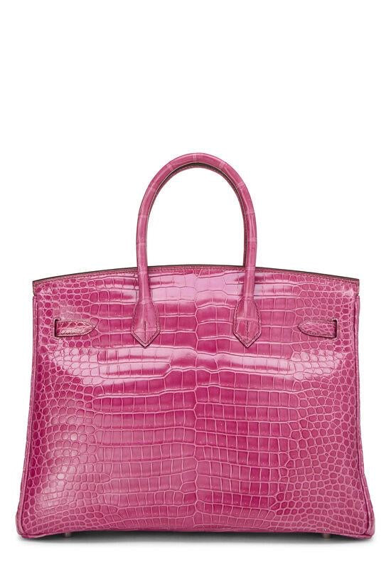 Hermès Pink Crocodile Birkin 30 