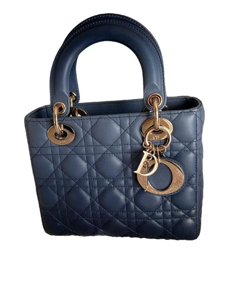 Dior ABC Hand Bag Black & Blue "Never Owned"