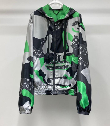 Louis Vuitton Green Face Windbreaker Size 44 "Pre-Loved"