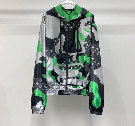 Louis Vuitton Green Face Windbreaker Size 44 "Pre-Loved"