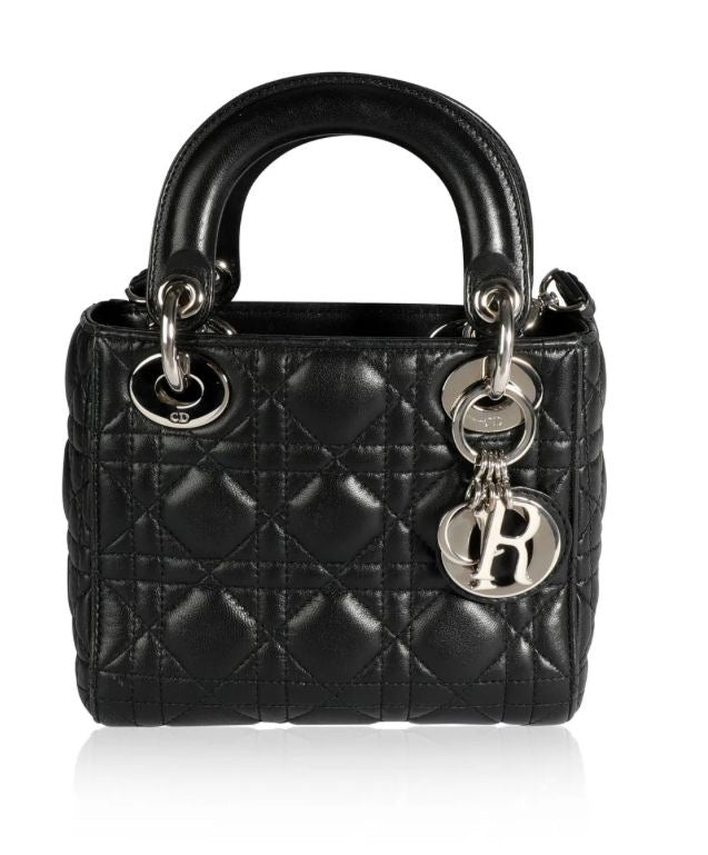 Dior ABC Hand Bag Black & Blue 