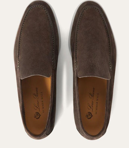 Loro Piana Summer Walk Chocolate Size 7 "Never Owned"
