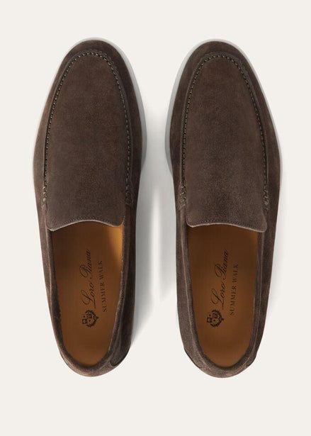 Loro Piana Summer Walk Chocolate Size 7 "Never Owned"