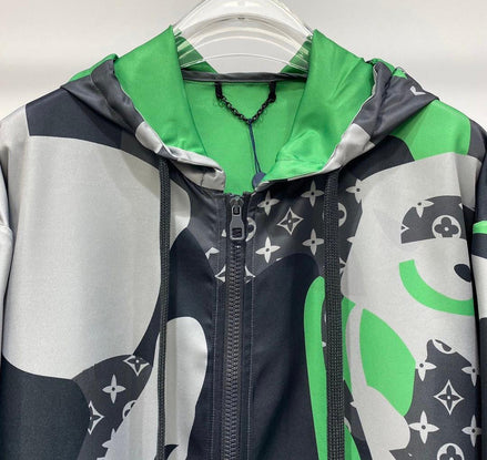 Louis Vuitton Green Face Windbreaker Size 44 "Pre-Loved"