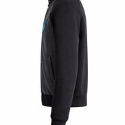 Louis Vuitton Leather & Knit Mixed Media Bomber Jacket 