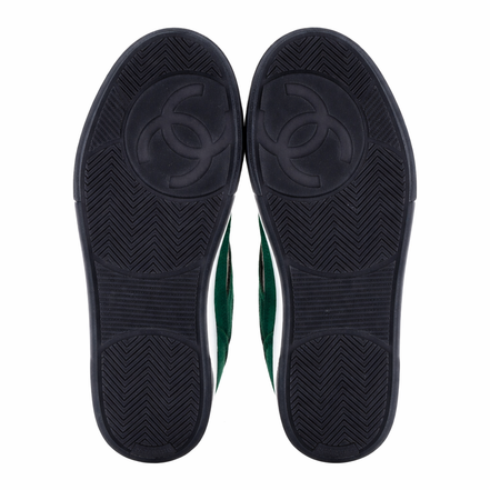 Baskets Chanel à logo CC, taille 7 (d'occasion)