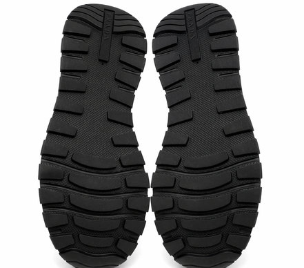 Prada Navy Suede and Nylon Triangle Logo Sneakers "Unworn"