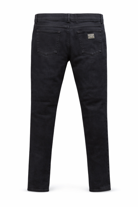Dolce & Gabbana Classic Black Tailored Denim Jeans (Pre-Loved)