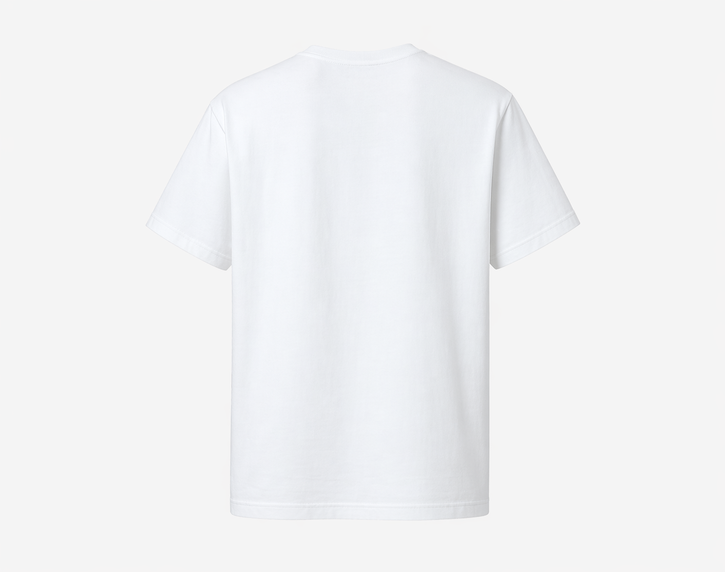 Louis Vuitton White and Blue Signature Graphic T-Shirt 
