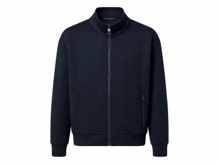 Louis Vuitton Navy Blue Embossed Monogram Tracksuit "Unworn"
