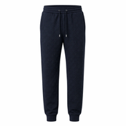 Louis Vuitton Navy Blue Embossed Monogram Tracksuit 