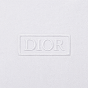 Dior White Framed Logo Cotton T-Shirt 