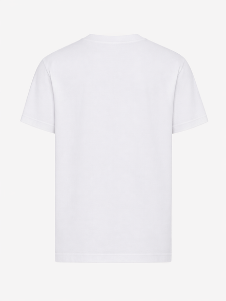 Dior White Framed Logo Cotton T-Shirt "Unworn"