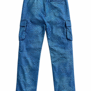 Louis Vuitton 2054 Blue 3D Monogram Cargo Pants 