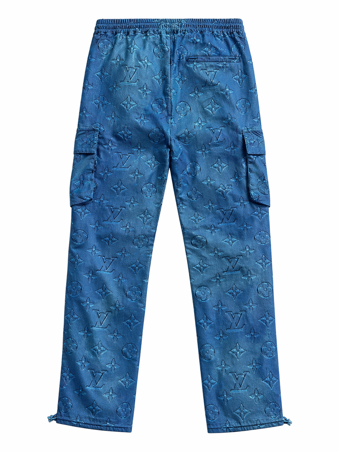 Louis Vuitton 2054 Blue 3D Monogram Cargo Pants 