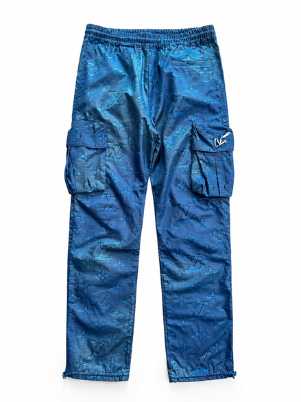 Louis Vuitton 2054 Blue 3D Monogram Cargo Pants "Unworn"