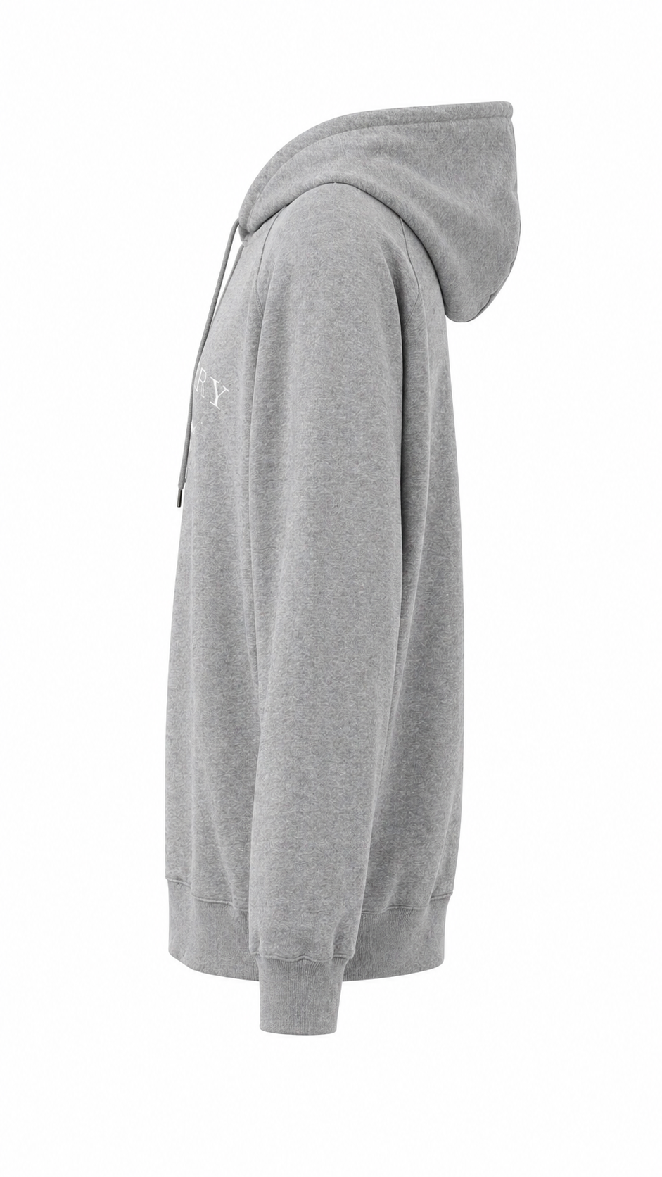 Burberry Grey Embroidered Logo Hoodie 