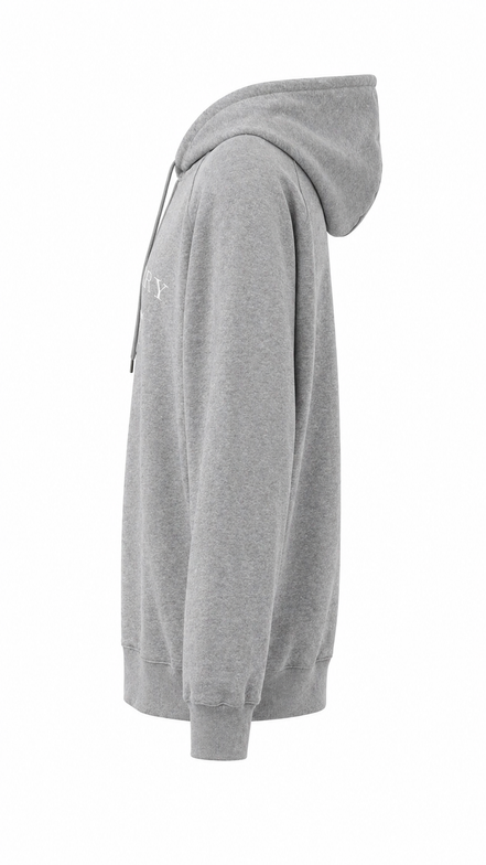 Burberry Grey Embroidered Logo Hoodie "Unworn"